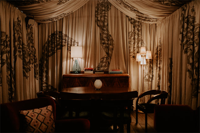 After You | block print on linen